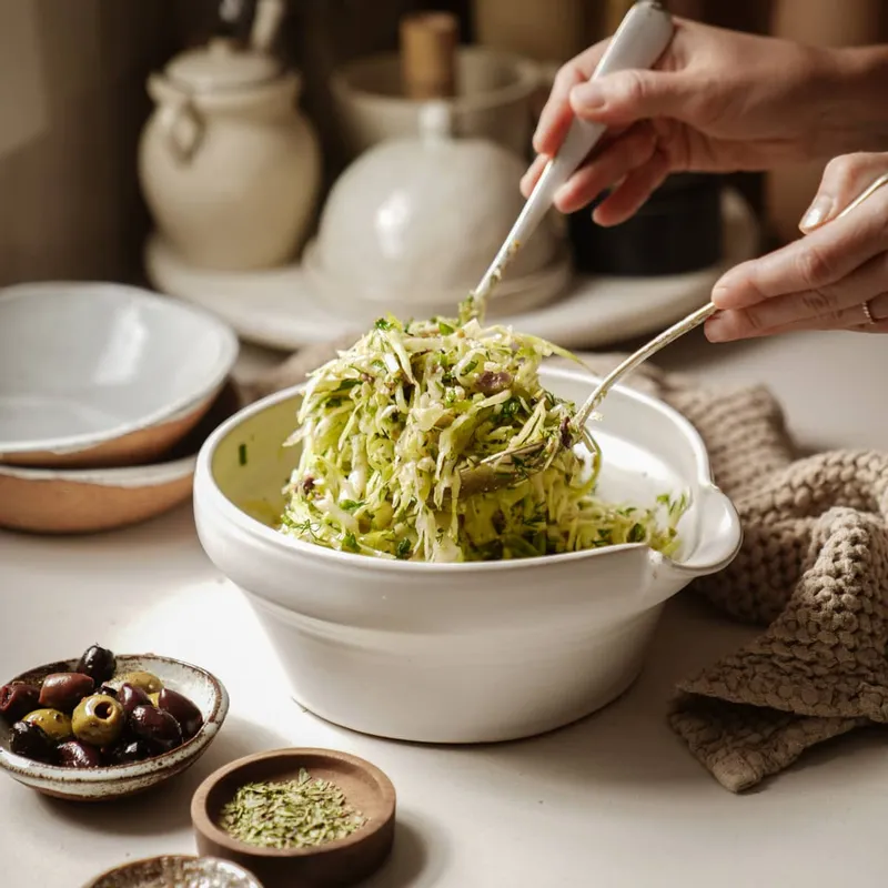 Greek Cabbage Salad