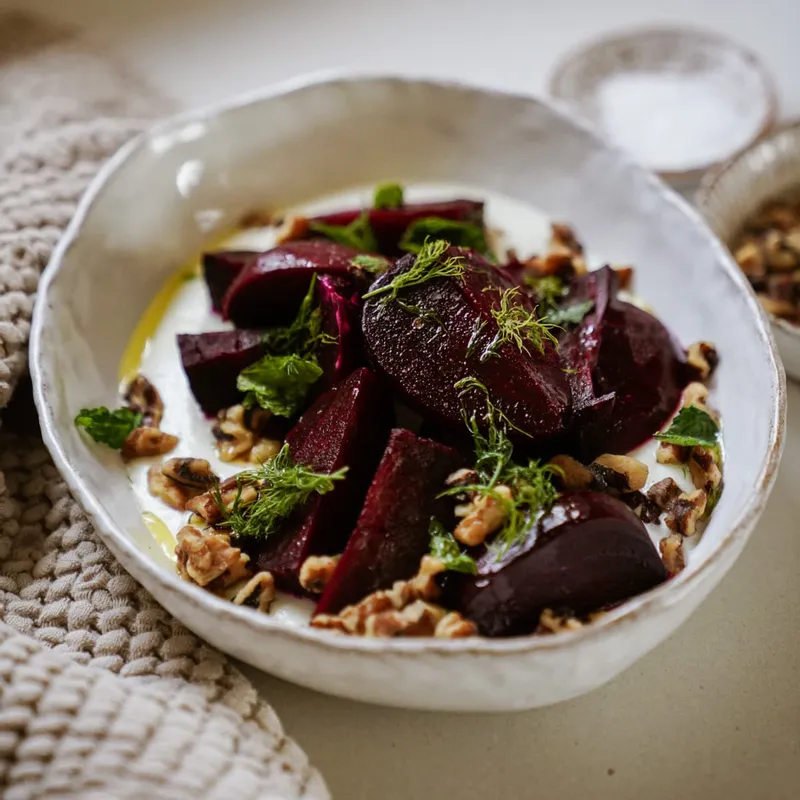 Greek Roasted Beet Salad (Pantzarosalata)