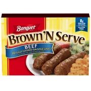 Banquet Brown N Serve Beef Sausage Links