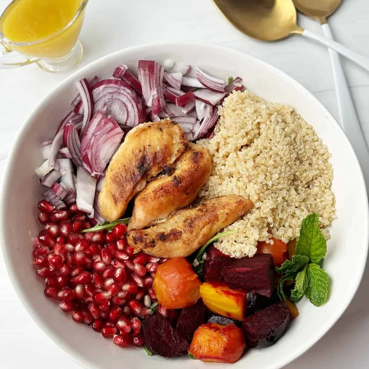 Beet Salad with Chicken