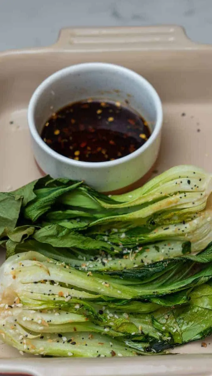 Air Fried Bok Choy