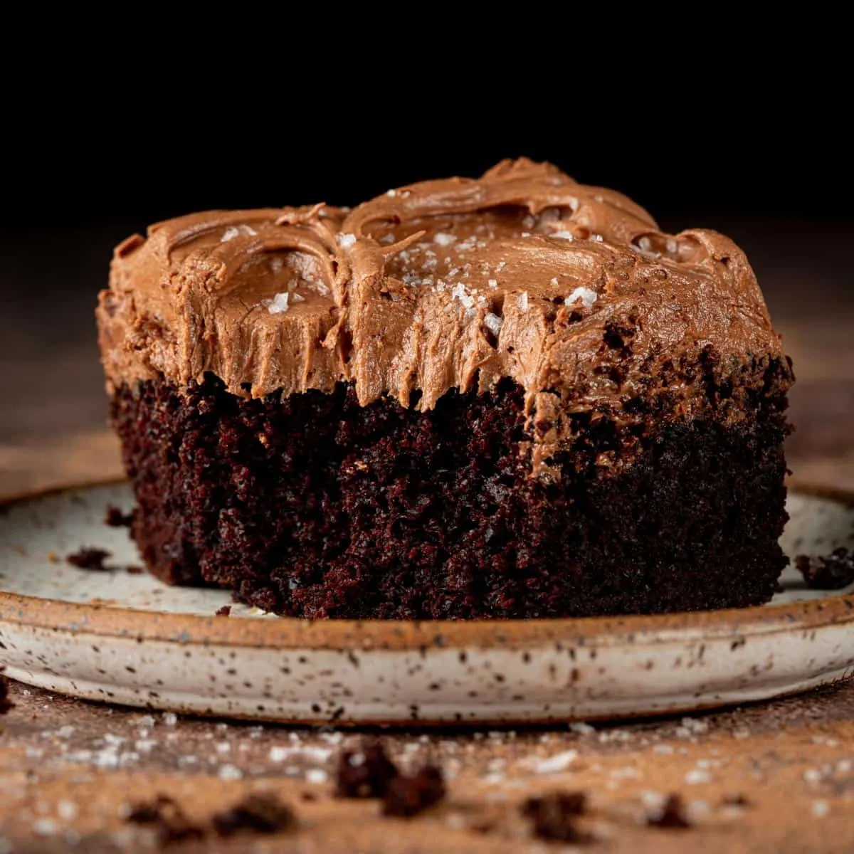 Chocolate Cake with Chocolate Cream Cheese Frosting
