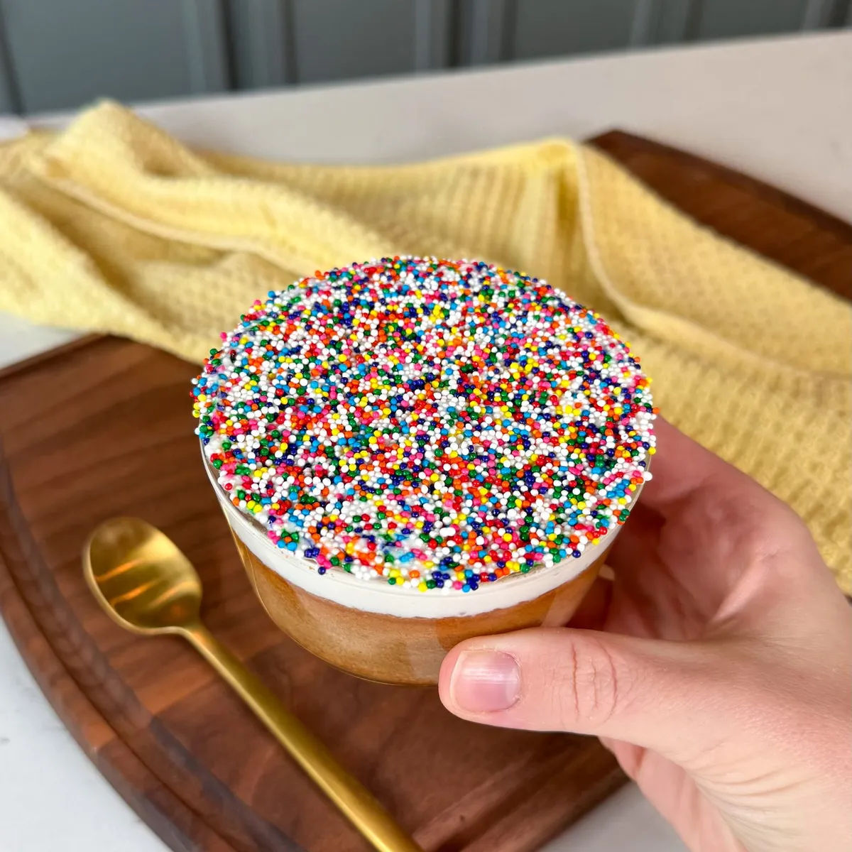 Single Serve Dot Cake