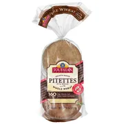 Toufayan Bakeries No Salt Whole Wheat Pitettes