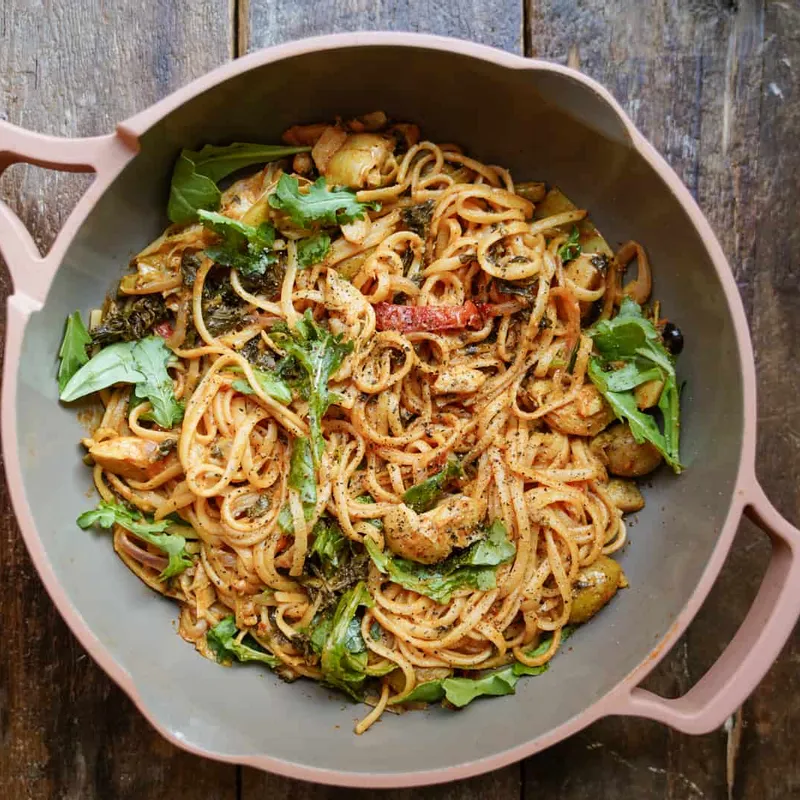 Greek Style Vegetarian Pasta Recipe