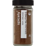 Spicely Organics Nutmeg, Ground, 100% Organic