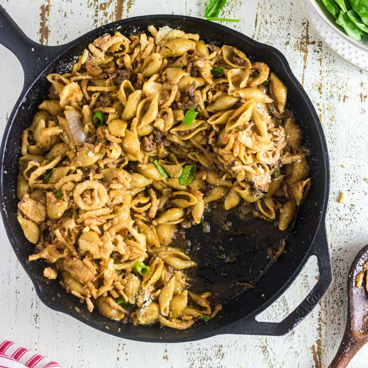French Onion Hamburger Casserole