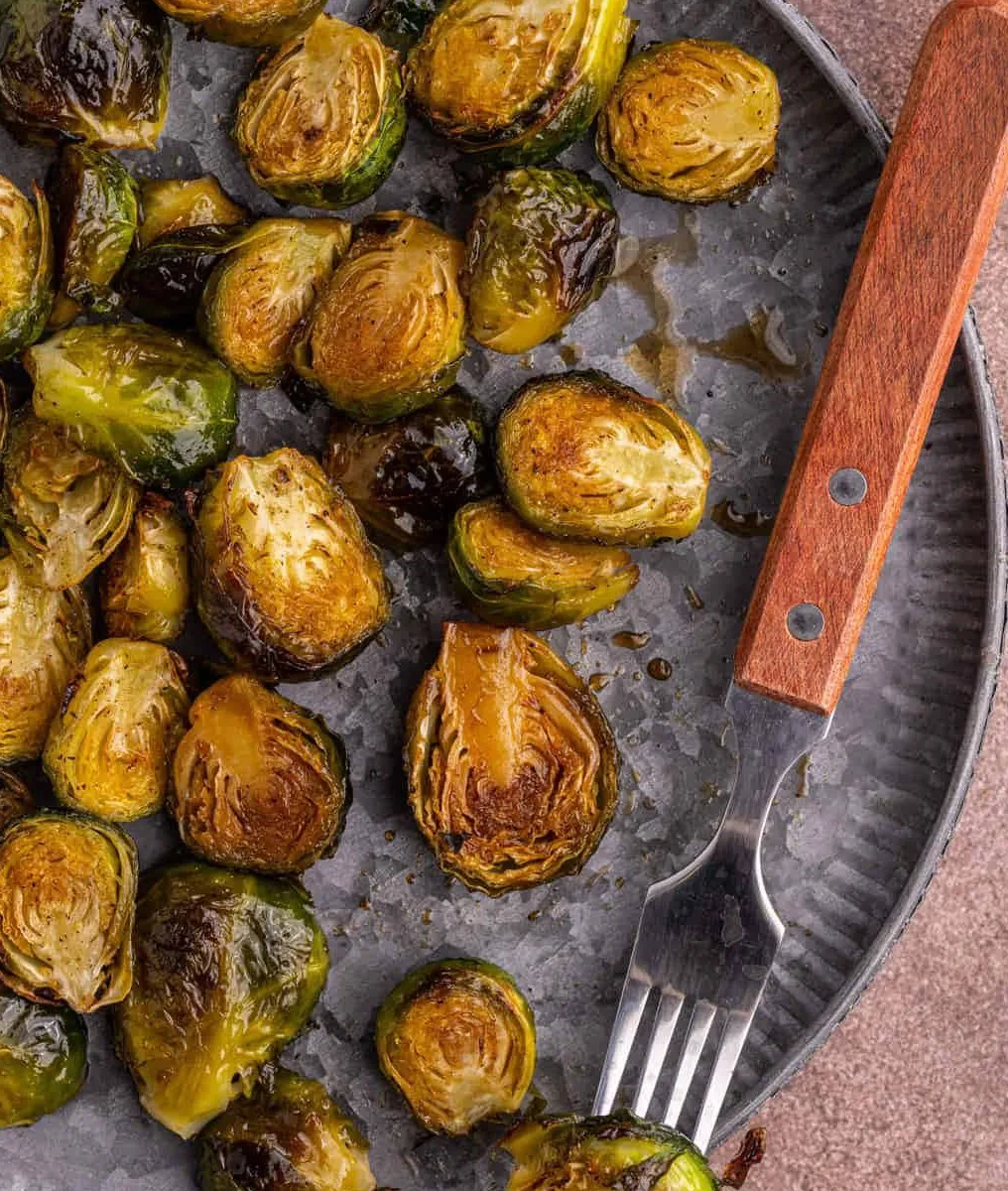 Maple Balsamic Brussels Sprouts