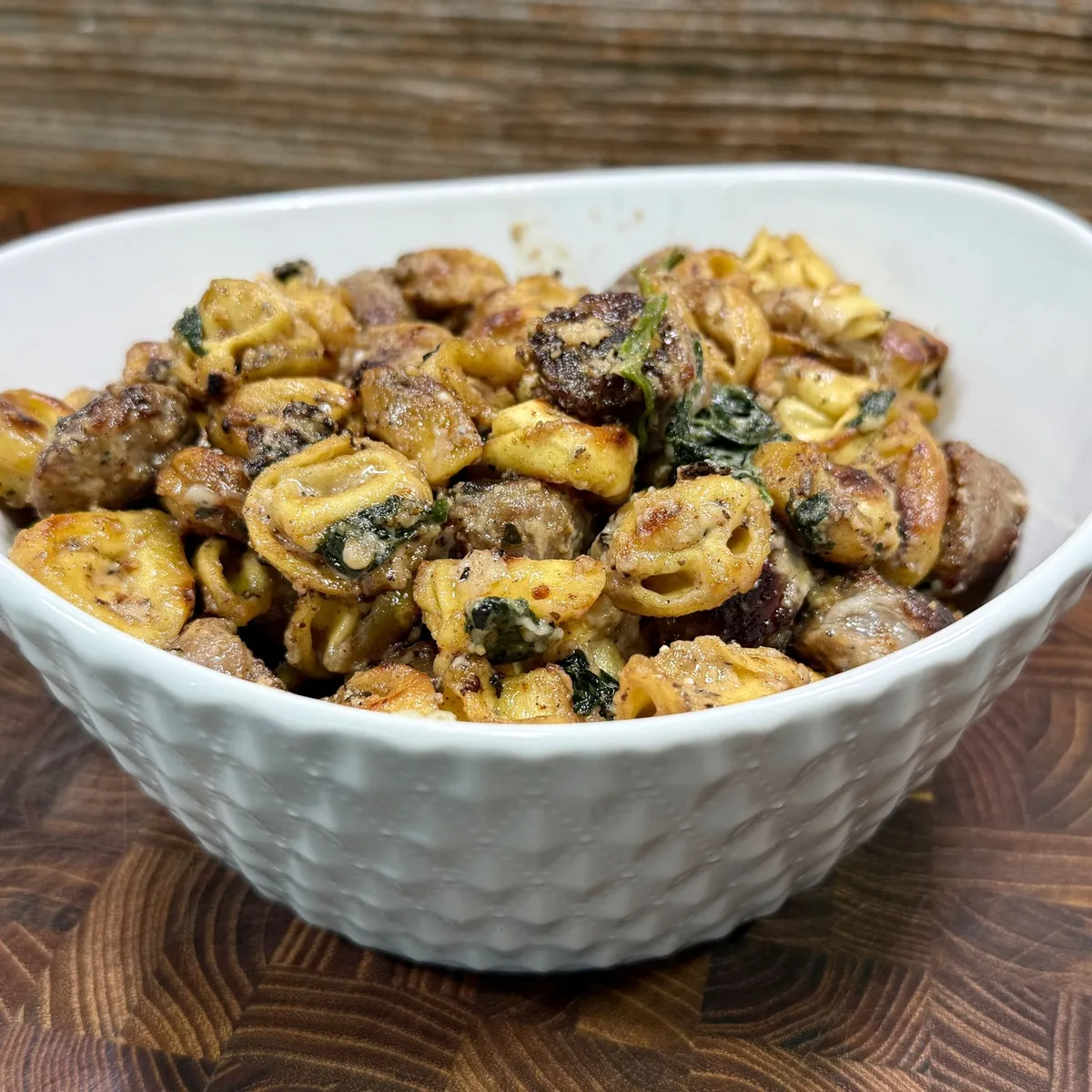 Creamy Griddle Tortellini Alfredo