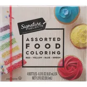 SIGNATURE SELECTS Food Coloring, Assorted
