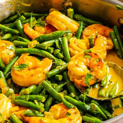 Recipe 'Coconut Shrimp Curry with Green Beans'