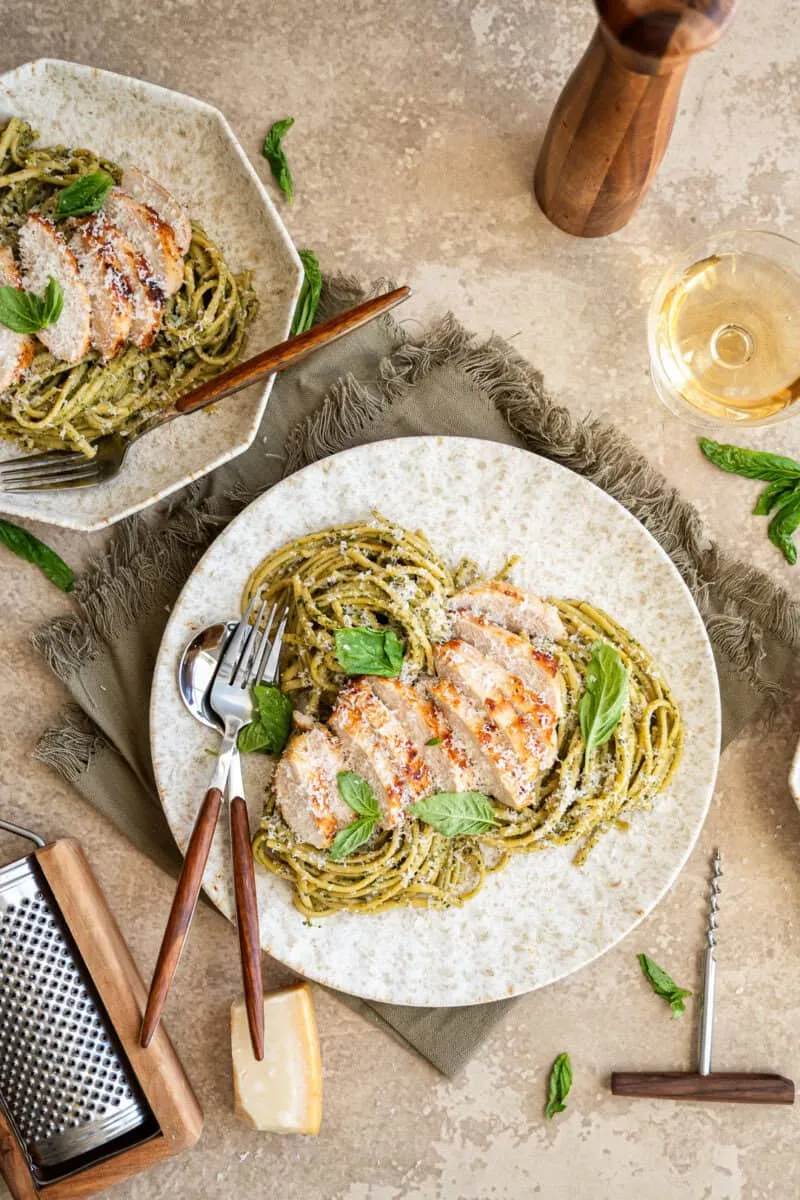 Chicken Pesto Linguine Recipe
