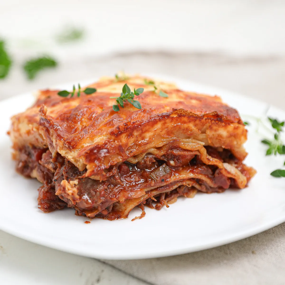 Beef Short Rib Ragu Lasagna with Béchamel Sauce
