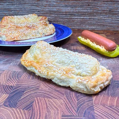 Recipe 'Cheesy Pickle Dogs in a Blanket Recipe - Easy Snack'
