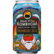 Aqua ViTea Kombucha, Organic, Strawberry Sage