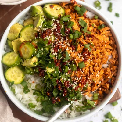 Recipe 'Asian Tofu Crumble Bowls'