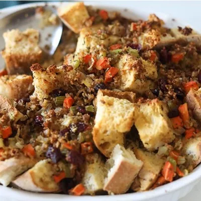 Recipe 'Vegan Sausage Stuffing with Walnut Meat [+VIDEO]'