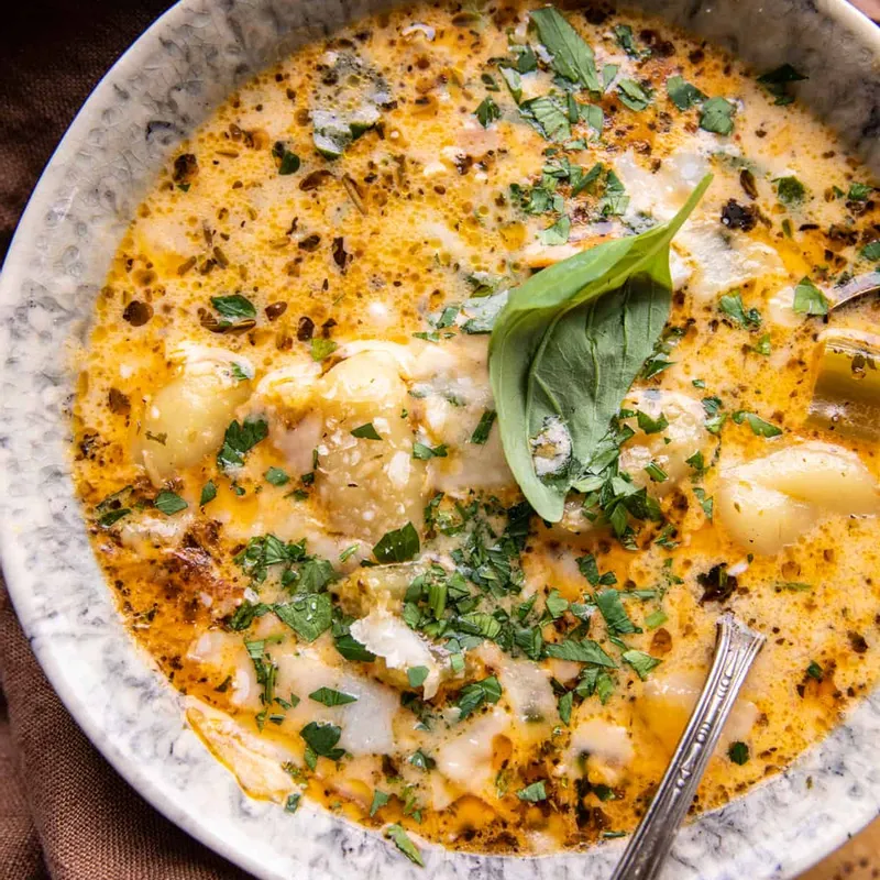 Creamy Gnocchi Chicken Soup