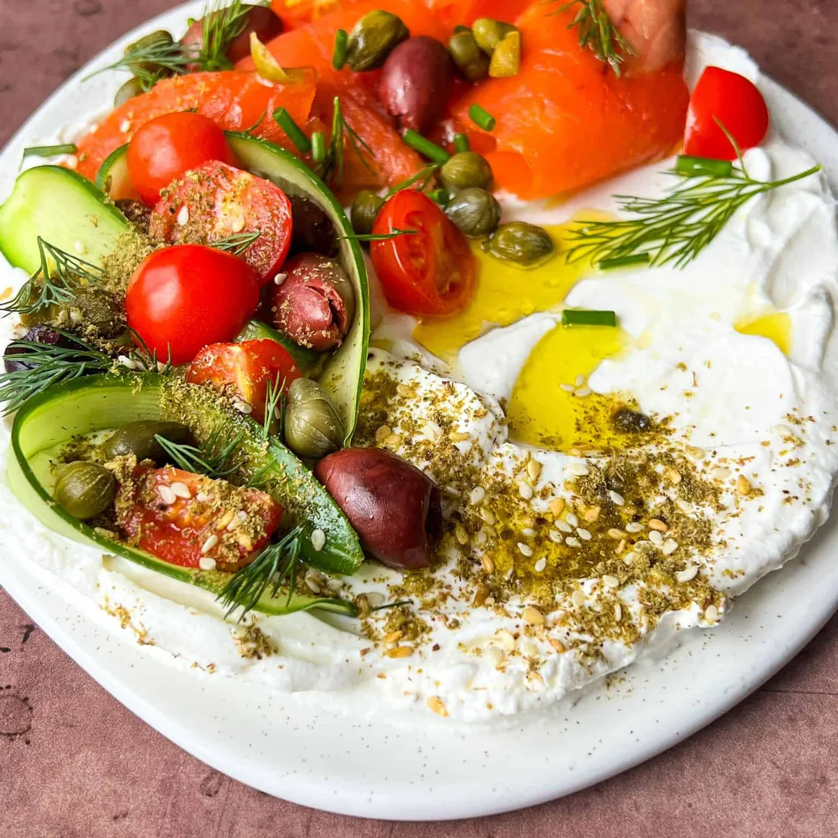 Labneh Breakfast Plate