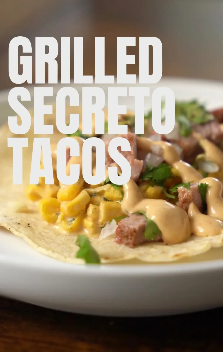 Grilled Secreto Street Tacos