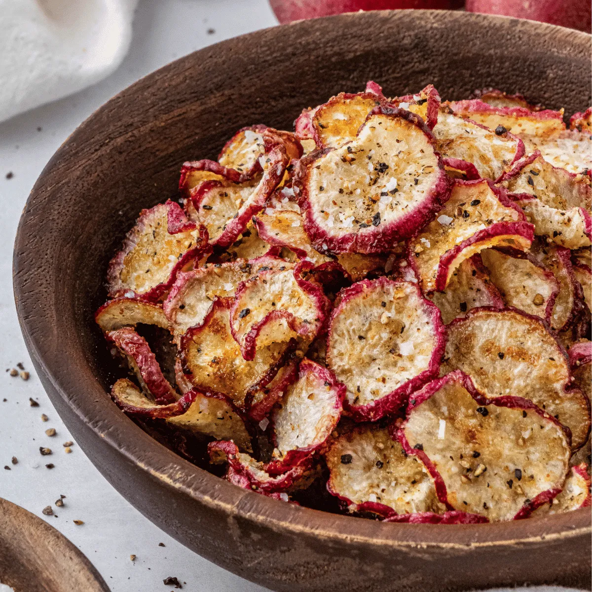 Air Fryer Radish Chips