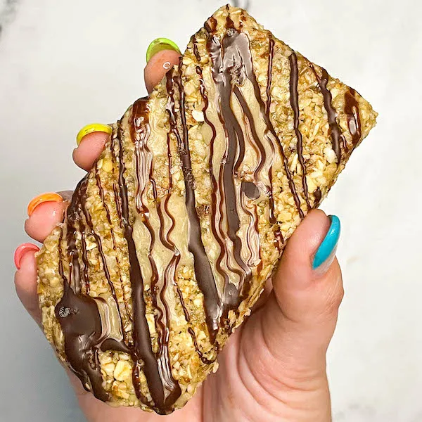 No Bake Tahini Breakfast Bars