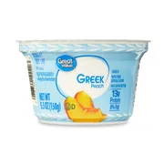 Great Value Peach Fruit On The Bottom Greek Nonfat Yogurt