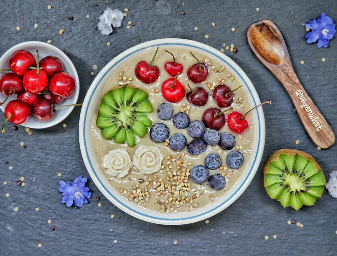 Tahini Banana Ice Cream Bowl
