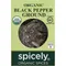 Spicely Organics Black Pepper, Ground, Organic