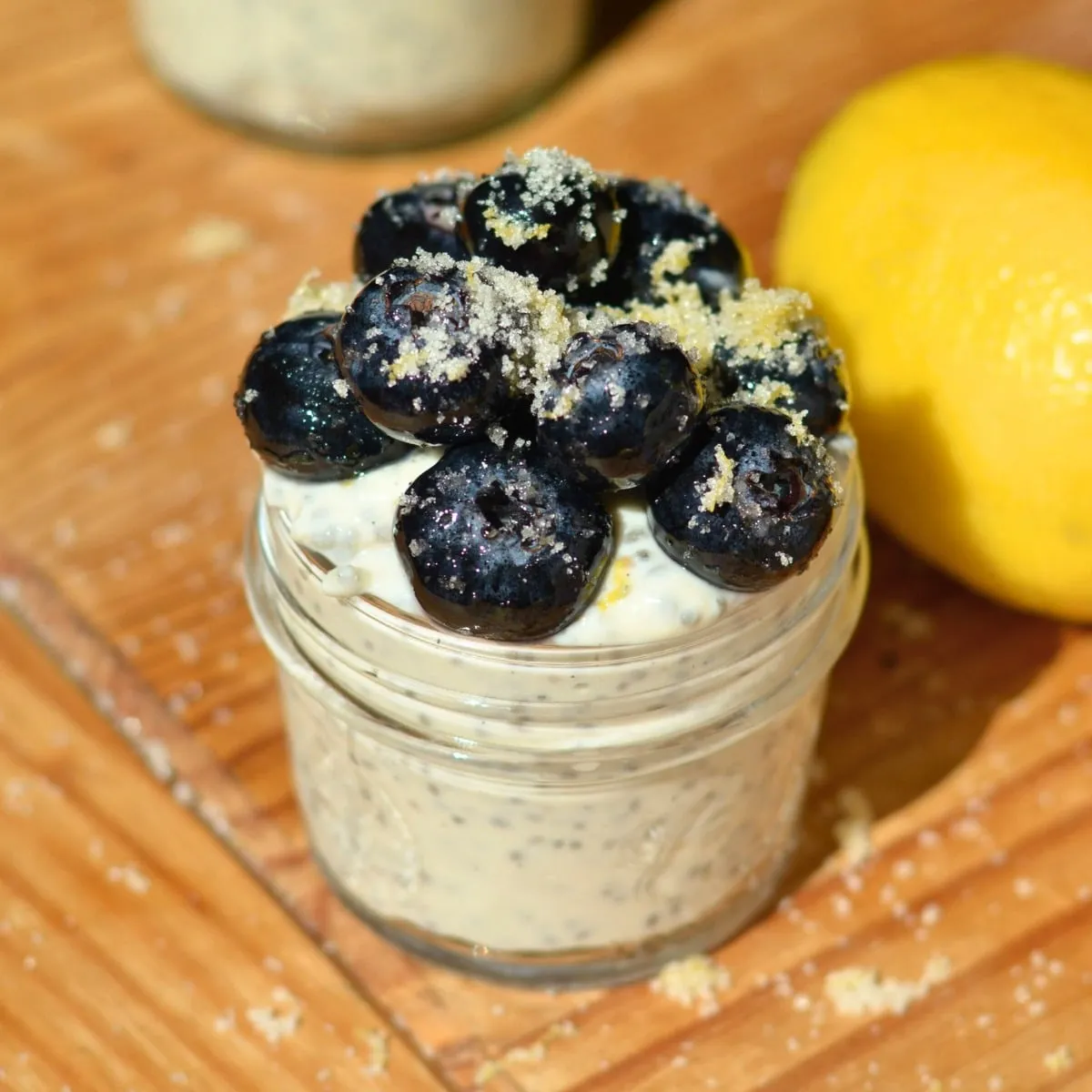 greek yogurt chia seed pudding (17g protein, no protein powder)