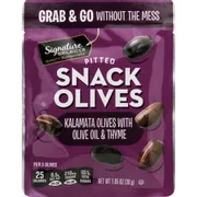 SIGNATURE SELECTS Pitted Snack Kalamata Olives With Olive Oil & Thyme