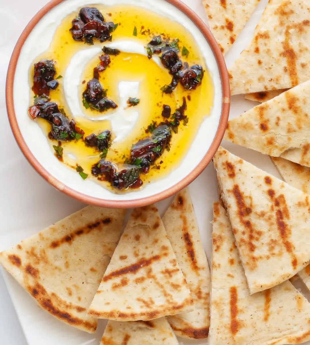 Whipped Feta Dip with an Herby Olive Oil Drizzle