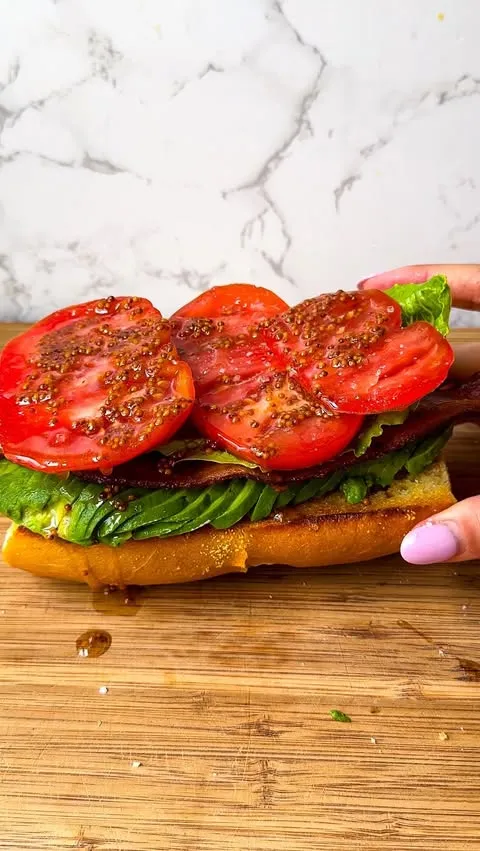 BLTA Toastie with Honey Mustard