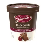 Graeter's Ice Cream Co. Black Cherry Chocolate Chip, Craft Ice Cream