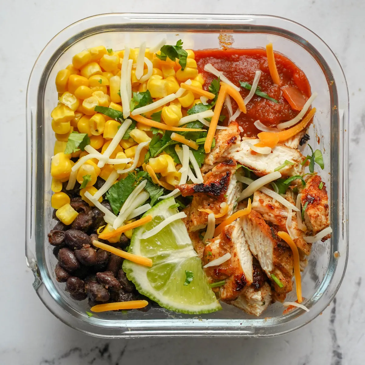 The Easiest Chicken Burrito Bowl