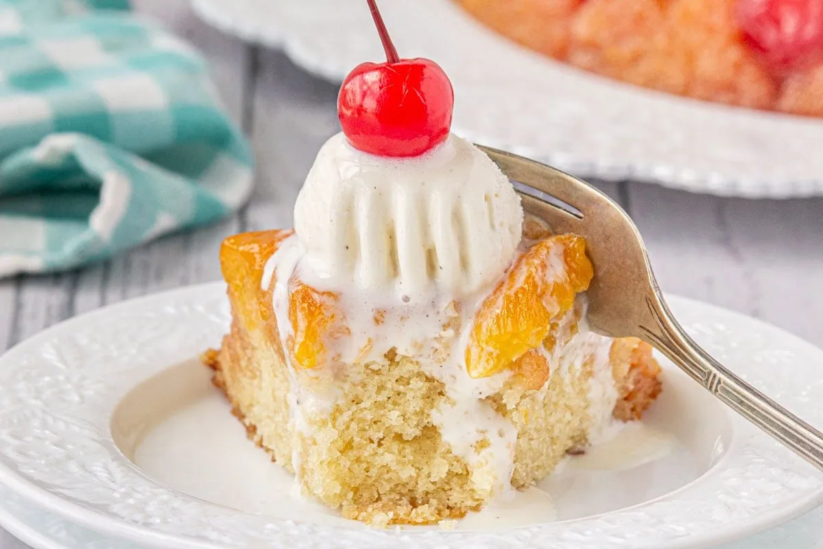 Peach Upside-Down Cake Recipe