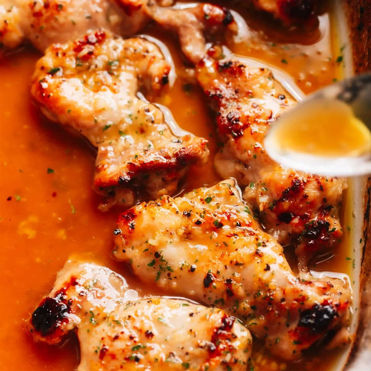 Honey Garlic Lemon Pepper Chicken Thighs