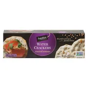 SIGNATURE SELECTS Water Crackers, Toasted Sesame