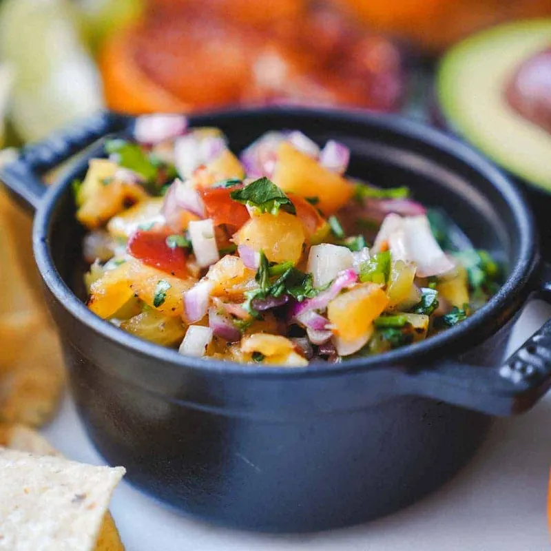 Grilled Pineapple Salsa