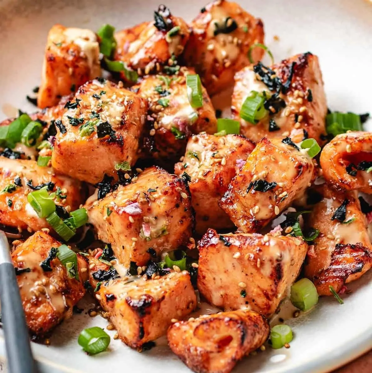 Bang bang salmon bites recipe