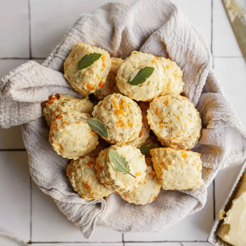 Cheddar Biscuits with Sage