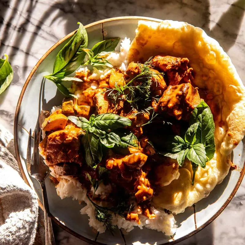 Crockpot Basil Butter Chicken