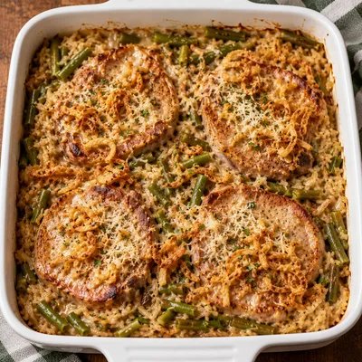 Recipe 'French Onion Pork and Rice'