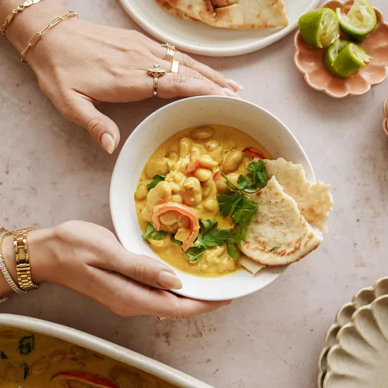 Red Curry Butter Beans