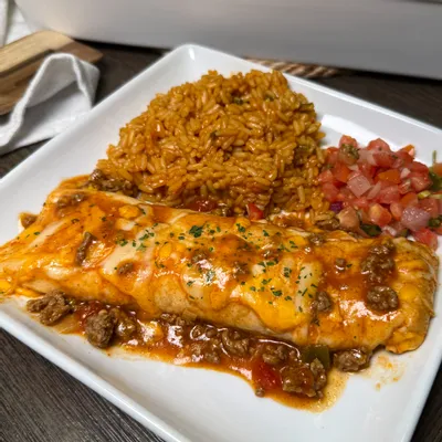 Recipe 'Cheesy Beef Enchiladas'