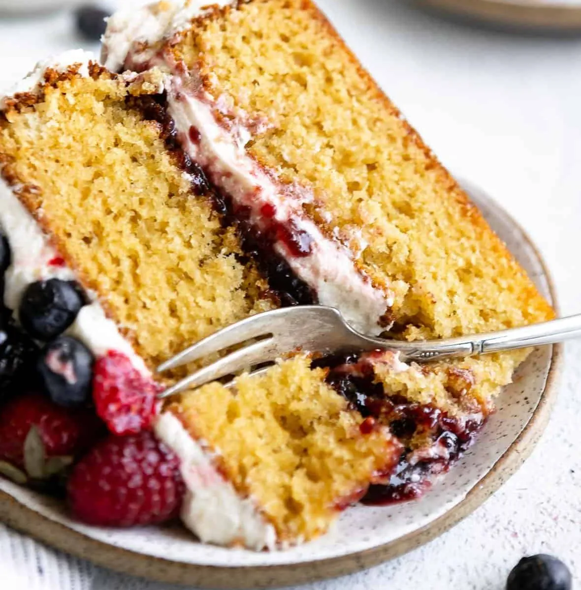 Almond Flour Vanilla Cake