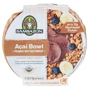 Sambazon Acai Bowl, Peanut Butter Power