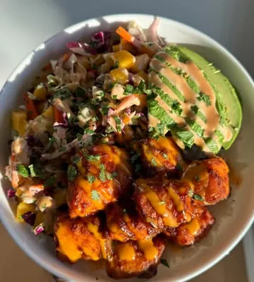 Recipe 'Salmon Mango Salsa Bowl'
