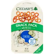 Cedar's Tzatziki with Pretzels Snack Pack