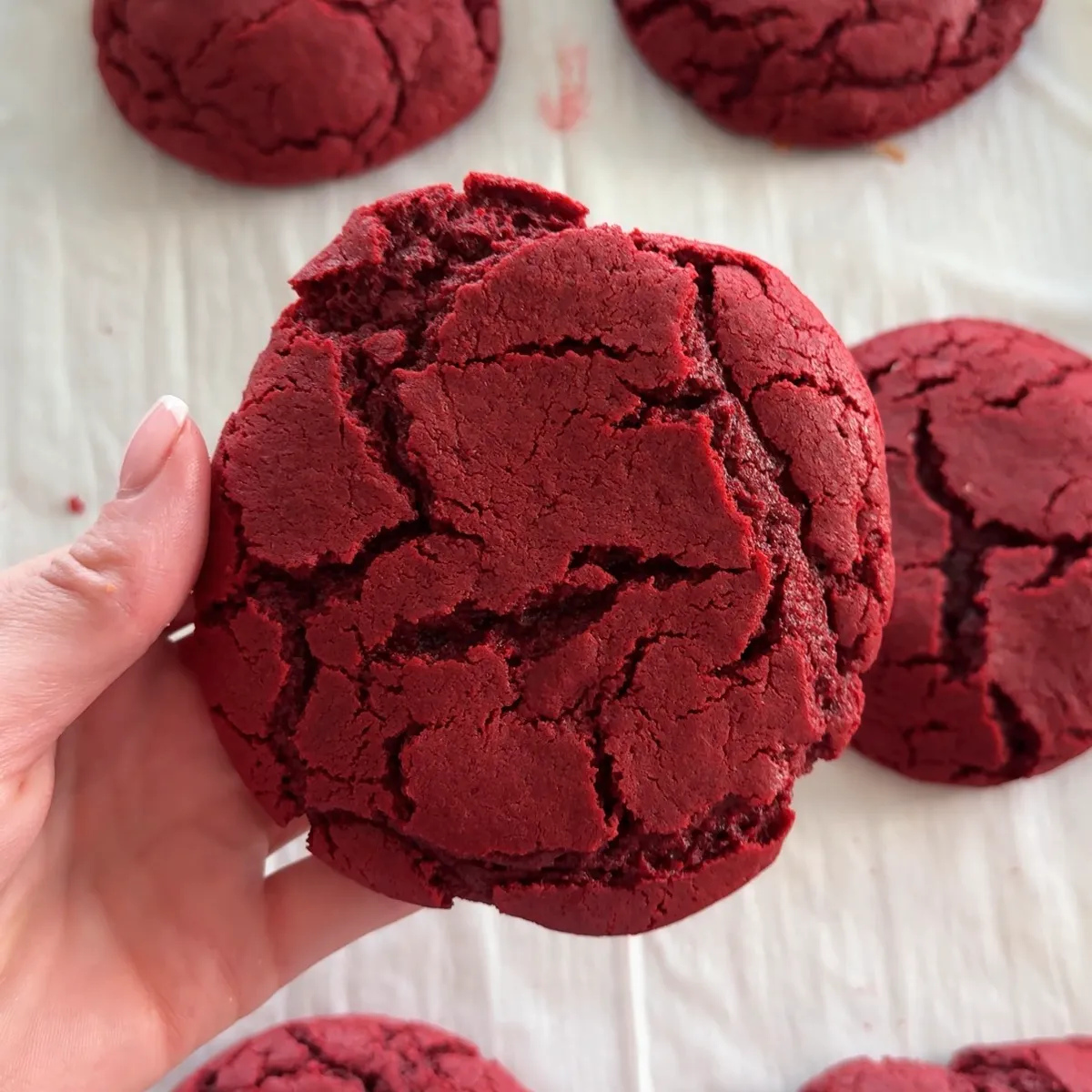 Red Velvet Lava Cookies